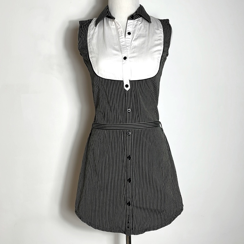 Ben Sherman Buttonup Pinstriped Dress